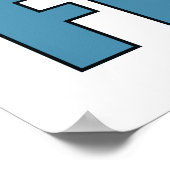 GONE魚釣りカスタムポスター ポスター (角)