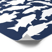 Gone魚釣りゲストブックポスター – 250署名 ポスター (角)