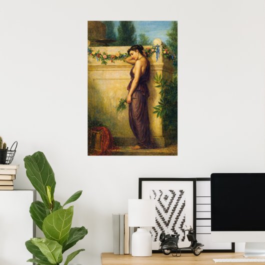 Gone, But Not Forgotten by John William Waterhouse ポスター (ホームオフィス)