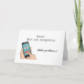 Gone But Not Forgotten Retirement カード (正面)