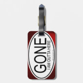 GONE Euroステッカーラベル ラゲッジタグ (裏面縦)