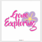 Gone Exploring Vinyl Sticker シール (シート)