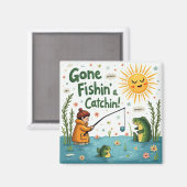 Gone Fishin' Vibes マグネット (正面/裏面)