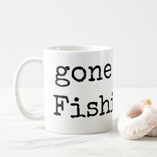 Gone Fishing Coffee Mugs  コーヒーマグカップ (ドーナツ)
