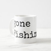 Gone Fishing Coffee Mugs  コーヒーマグカップ (正面左)