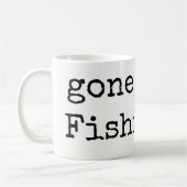 Gone Fishing Coffee Mugs  コーヒーマグカップ (左)