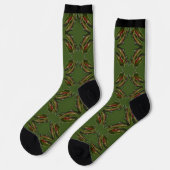 Gone Fishing Socks シロサケ アートソックス ソックス (左)