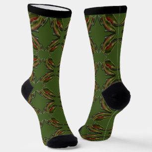 Gone Fishing Socks シロサケ アートソックス ソックス