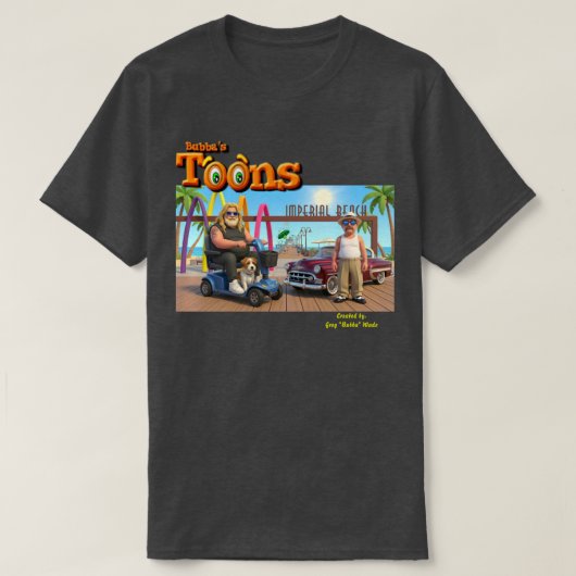 Gone fish'n tシャツ (デザイン正面)