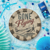 Gone Flying Vintage Seaplane ペーパープレート (パーティー)