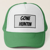 Gone Huntin キャップ (正面)