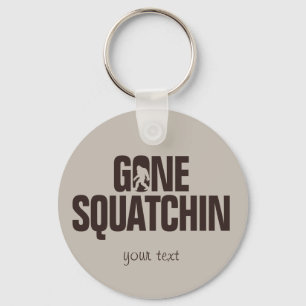Gone Squatchin' – ブラウンとタン キーホルダー