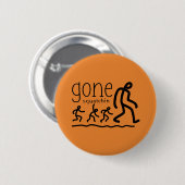 Gone Squatchin Cartoon 缶バッジ (正面&裏面)