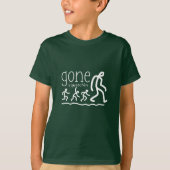 Gone Squatchin Cartoon Tシャツ (正面)