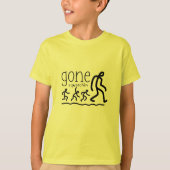 Gone Squatchin Cartoon Tシャツ (正面)