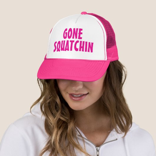Gone Squatchin – Funny Bigfoot Gift キャップ (インサイチュ)
