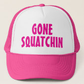 Gone Squatchin – Funny Bigfoot Gift キャップ (正面)