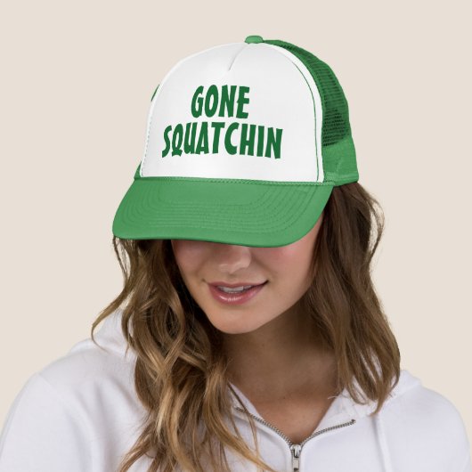 Gone Squatchin – Funny Bigfoot Gift キャップ (インサイチュ)