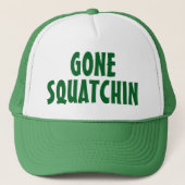 Gone Squatchin – Funny Bigfoot Gift キャップ (正面)