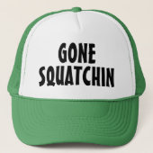 Gone Squatchin – Funny Bigfoot Gift キャップ (正面)