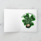 Gone Squatchin' on St. Patrick's Day カード (内部)