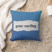 gone surfing, into the blue クッション (ブランケット)