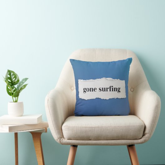 gone surfing, into the blue クッション (椅子)