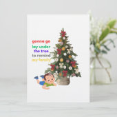 Gonna Go Lay Under The Tree to Remind My Family 招待状 (スタンド正面)