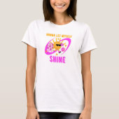 Gonna Let Myself Shine Self-Love Statement Tシャツ (正面)