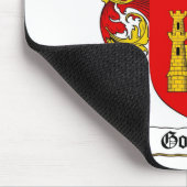 GONZALESの家紋- GONZALESの紋章付き外衣 マウスパッド (コーナー)