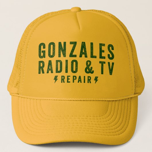 Gonzales Radio & TV Repair Hat キャップ (正面)