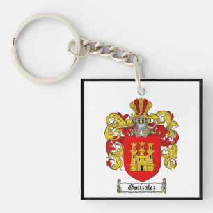 Gonzalez [スペインの]家紋* Keychain キーホルダー