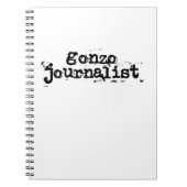 Gonzoジャーナリスト ノートブック (正面)