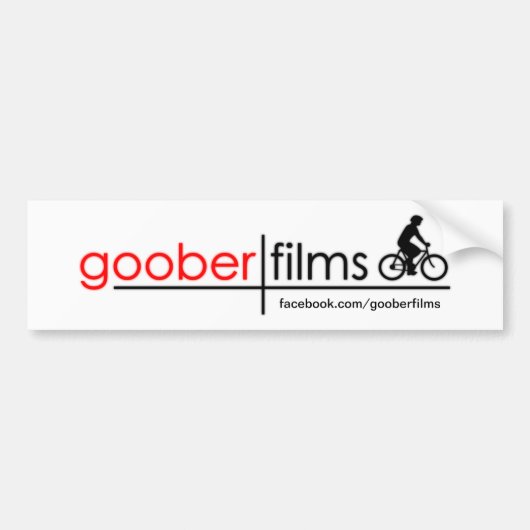 Gooberのステッカー バンパーステッカー (正面)