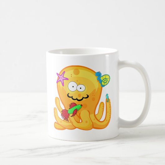 Gooberのタコ及び友人のマグ コーヒーマグカップ (右)