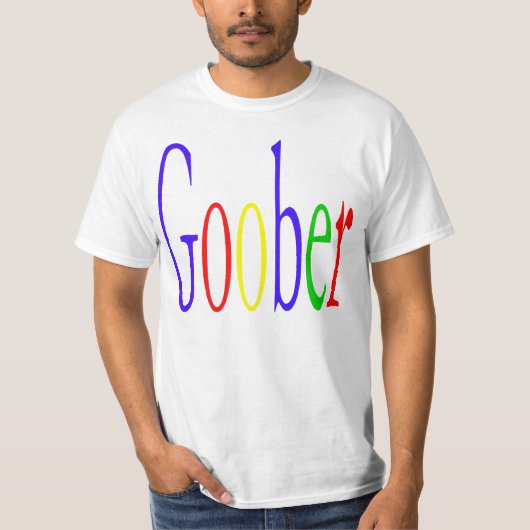 GooberのGoogleのTシャツ Tシャツ (正面)