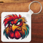"Goober Furious Rooster" Double Sided Aluminum  キーホルダー (裏面)