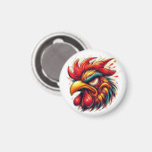 Goober the Furious Rooster Magnet マグネット (正面/裏面)