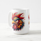 "Goober the Furious Rooster" Mug コーヒーマグカップ (正面左)