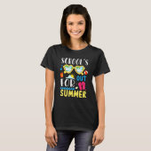Goobye School夏のために夏の学校をハローアウト Tシャツ (正面フル)