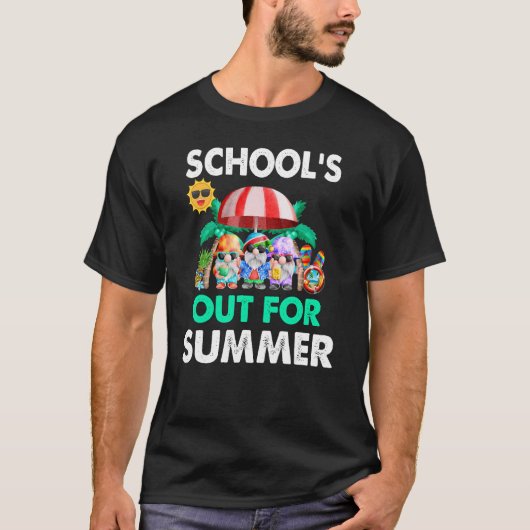Goobye School夏のために夏の学校をハローアウト Tシャツ (正面)