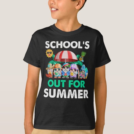 Goobye School夏のために夏の学校をハローアウト Tシャツ (正面)