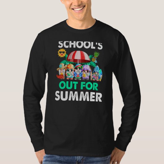 Goobye School夏のために夏の学校をハローアウト Tシャツ (正面)