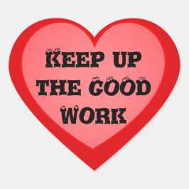 GOODワー保ク勇気付けられるのシール ハートシール