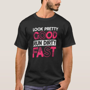 Good かわいらし Dirty走 Fast Runner Marathon Ap Tシャツ