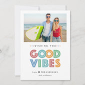 Good モダン Vibesの写カラフル真 シーズンカード (正面)