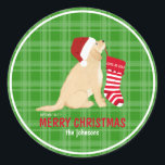 Good As金ゴールドパーソナライズされたChristmas Gift Sticker ラウンドシール<br><div class="desc">今年のパーソナライズされたプレゼントはナプタウンパーソナライズされたテールのシールでギフト、封筒など！</div>