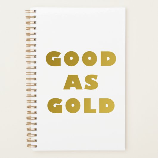 Good as Gold Planner  プランナー手帳 (正面)