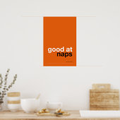 GOOD AT NAPS – Cozy Wall Art ポスター (キッチン)