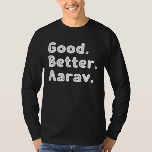 Good better Aarav Tシャツ (正面)